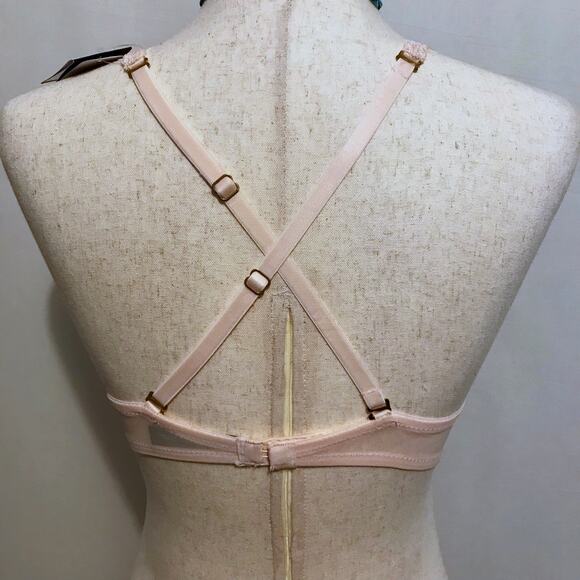 Natori NWT Multi Convertible Baby Pink Bra Women 32B/C - Picture 8 of 16